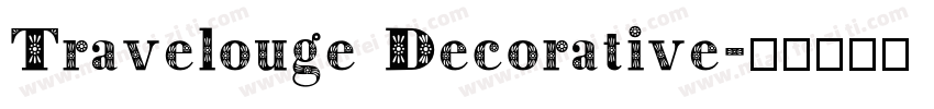 Travelouge Decorative字体转换